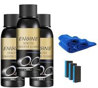 Bling-Furnitureshop Catalytic Converter & Fuel System Cleaner, Catalytic Converter Cleaner, Engine Performance Optimization,Fuel System Treatment Oil Additive for Gas and Diesel Car (3)