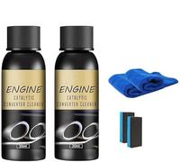 Bling-Furnitureshop Catalytic Converter & Fuel System Cleaner, Catalytic Converter Cleaner, Engine Performance Optimization,Fuel System Treatment Oil Additive for Gas and Diesel Car (2)