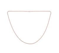 Cadena De Cable Rolo Simple Y Delgada De 2 MM Chapada En Oro Rosa .925 De Plata Esterlina Para Mujeres De 24 Pulgadas