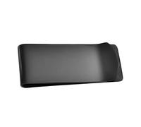 Bling Jewelry Clip de Dinero Personalizado Personalizable Grabable Grande Ancho Fuerte Simple Sencillo para Hombres Adolescentes Padre Tono Negro Acero Inoxidable.