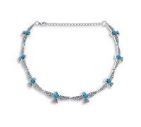 Bling Jewelry South Western Festival Estilo Águila Pájaro Tema Collar Gargantilla Para Adolescentes Para Mujeres Oxidado Metal Ajustable
