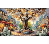 Bling-Lips-Surrounded-by-Money-and-gems Puzzle para Adultos 1000 Piezas Decoración Mural Hermosa Papel Reciclado Juego Educativo Regalo 70x50/1000pcs
