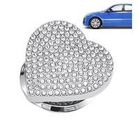 Bling Press Start-Start Cover,Glitter Strass Push to Start Button - Bonito botón de inicio y parada para arranque de llave, accesorios interiores de vehículos en forma de corazón