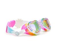 Bling2O Blanch Blossom Dandi - Gafas de natación para niños, 100% silicona, protección UV + 6 años