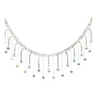 Blingbling - Cadena con flecos de diamantes de imitación para proyectos creativos de manualidades y decoración de ropa, kits de suministro