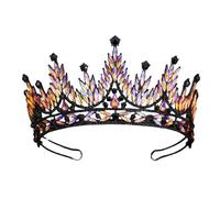 Blingbling - Diademas de cristal para niñas, diadema de reina, elegante diadema de fiesta de cumpleaños, aro para el pelo, boda, niña, diamantes de imitación, tiaras de reina, a, Taille unique