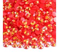 Blinginbox 3000 diamantes de imitación de resina SS16 de 4 mm sin termoadhesivos para manualidades, decoración, uñas, cara, ojos, maquillaje, arte corporal, fundas de teléfono, bolsas, tarjetas de