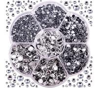 BLINGINBOX 3000 piezas de tamaños mixtos de cristal DMC Hot Fix Strass de cristal rojo Hotfix diamantes de imitación termoadhesivos piedras para prendas de vestir