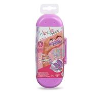 BLINGLE BANDS - Starter Pack, cajita Starter Pod con 5 bandas para hacer pulseras de la amistad con gemas, hasta 6 colores, complemento deluxe studio, manuaidades creativas, +7 años, Famosa (BLG01000)