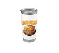 Blini Tortitas Rusas Rusia Crepes Rusos Vaso térmico de acero inoxidable de doble pared