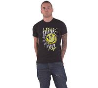 Blink-182 Big Smile Hombre Camiseta Negro M 100% algodón Regular