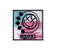 Blink 182 Smiley Color Round parche patch bordado con logotipo para planchar de hierro en apliques