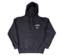 Blink-182 Sudadera con Capucha Roger Rabbit Band Logo Nuevo Oficial Unisex Marina, Navy, L