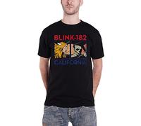 Blink 182 T Shirt California Album Cover Split Logo Oficial de los hombres nuevo