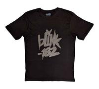 Blink-182 T Shirt Neon Hi-Build Band Logo Nuevo Oficial Unisex Negro Size L