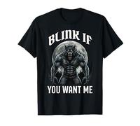 Blink If You Want Me Werewolf Soltero Camiseta