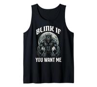 Blink If You Want Me Werewolf Soltero Camiseta sin Mangas