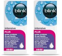 blink intensive plus gotas hidratantes/BAUSCH + LOMB / 10ml compatible con lentes de contacto (Paquete de 2)