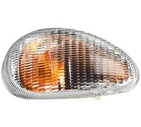 Blink lámpara kpl. Delantero, Derecha F. Piaggio (S. Descripción) Blanco 7326 Moto