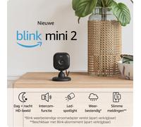 Blink - Mini 2 Smart Indoor Security Camera 2Pcs Set Black NUEVO
