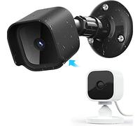 Blink Mini soporte de pared con funda protectora, resistente a la intemperie, protección de 360 grados, ajustable, para interiores y exteriores, montaje pequeño (1 paquete negro, cámara no incluida)