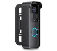 Blink - Soporte para timbre de puerta, paquete con soporte de cubierta y montaje en ángulo, soporte de montaje antirrobo ajustable izquierda/derecha 135 grados, fácil instalación, negro (timbre