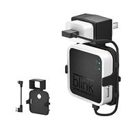 Blink Sync Module 2 Soporte de Montaje en Pared BECEMURU ABS Soporte de Pared Ruteador de protección con Cable de Carga para el módulo de Seguridad para el hogar Blink Sync 2 (Negro, 1 Paquete)