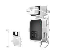 Blink Sync Module 2 Soporte de Montaje en Pared BECEMURU ABS Soporte de Pared Ruteador de protección con Cable de Carga para el módulo de Seguridad para el hogar Blink Sync 2 (Blanco, 1 Paquete)