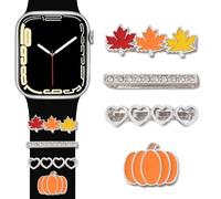 Blinket Abalorio decorativo para correa de reloj de 38 mm, 40 mm, 41 mm, 42 mm, 44 mm, 45 mm, compatible con Apple Watch Series 8, 7, 6, 5, 4, 3, 2, 1 (sin correa) estilo B