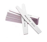 BlinkingNails Clavos Emery Board Lima de Uñas Desechable 100/180 Nail Files and Buffers, Archivos de Uñas Profesionales Nail File, Double Sided Washable Block File for Natural Nails Emery Boards File