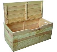 Blinky, 7971710 - Baúl de madera de tulipán con tapa