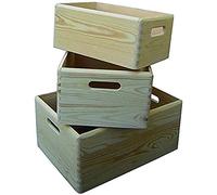 Blinky 7971803 Cajas de Madera, Kit Modelo Petunia, 3 Unidades