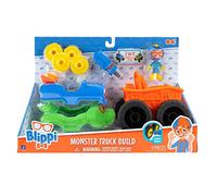 Blippi BLP0213 Build-Figura Racer de 3 Pulgadas con Construir y Desmontar Monster Truck