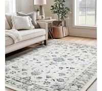 Blissbuilt Alfombra Lavable Alfombra Boho para salón 160 x 230 cm | Grandes Alfombras de Habitación pelo corto antideslizante Alfombra de salón para dormitorio, oficina, comedor