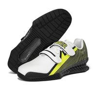 Blissbuilt Zapatillas de Halterofilia Hombres,Zapatos De Sentadillas,Peso Muerto,Pesas Ligero,Cómodas,antidesgaste,Estanqueidad Ajustable,para Gym Fitness Powerlifting