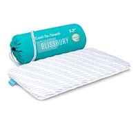 BLISSBURY Almohada de espuma viscoelástica para dormir boca abajo, 2.2 pulgadas, fresca al tacto, espuma certificada para soporte