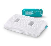 BLISSBURY Almohada de Oreja con Agujero para Dormir con Dolor de oído | Almohada de Espuma viscoelástica Ajustable con Agujeros para Dolor de condrodermatitis CNH | Protección de perforación de Oreja