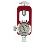 BlissfulAbode Adaptador de inflador de aire con válvula DIN de buceo, 6000 psi, medidor de presión SQF068