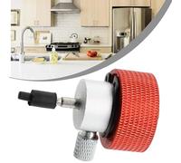 BlissfulAbode Adaptador de llenado de combustible de metal estilo camping para tanques de gasolina, herramienta de recarga de aceite de silicona sin fugas con agarre moleteado