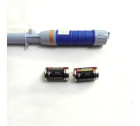 BlissfulAbode Bomba eléctrica de sifón de agua para suministro de líquidos, gasolina, aceite, pecera, funciona con pilas, color azul