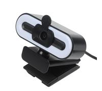 BlissfulAbode Cámara web de enfoque automático 4K con transmisión USB y luz de relleno de 60 fps, perfecta para vivir. 2K