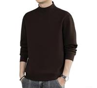 BlissfulAbode Camisa térmica suave y elástica para hombre, manga larga | Tejido grueso para mayor calidez, diseño suave de cuello redondo, capa base ideal para días fríos de invierno