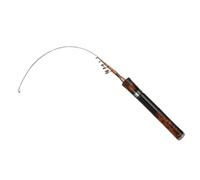 BlissfulAbode Caña de pescar telescópica de fibra de carbono ultraligera de 1,5 m con punta de sonido mecánica para peces pequeños, caña giratoria compacta de 32 cm de diseño plegable