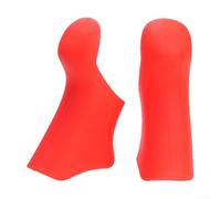 BlissfulAbode Cómodas campanas de palanca de freno de silicona para ST2300/3400, mejorando el agarre y el rendimiento durante el ciclismo (rojo)