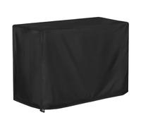 BlissfulAbode Funda para mesa de comedor con ruedas PC3404S, impermeable, color negro