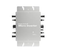 BlissfulAbode Inversor inteligente en miniatura de 1600 W, inversor de rejilla solar, monitoreo de aplicación, 120/230 V
