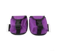 BlissfulAbode Juego de 2 bolsas de peso de buceo de 2 kg con hebilla de liberación rápida para diversas necesidades de buceo (morado)