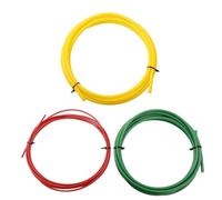 BlissfulAbode Juego de 3 protectores de tubería de cobre de CA CT-205 PE de plástico de protección de tubo curvado, no deformable, 1/4 pulgadas, 3/8 pulgadas, 1/2 pulgadas