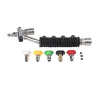 BlissfulAbode Lavadora a presión para varita de extensión de lanza, chorro de liberación rápida de 1/4 pulgadas con boquilla de pulverización