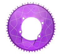 BlissfulAbode Plato cerrado para bicicleta de carretera BCD110 mm, 4 pernos, 3 mm de desplazamiento, estrecho, ancho, aleación de aluminio, CNC, para Shimano R7000, R8000, R9100, R7100, R8100, R9200